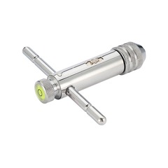 Вороток для метчиков с трещоткой M5-M12(4,9-8,0мм) 100мм (с уровнем) H-Tools 00612130
