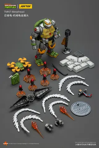 Фигурка Металлоголовый из мультфильма Черепашки Ниндзя 1/18