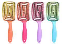 Расческа для волос с градиентом пленка