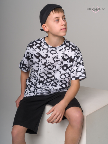 Костюм Light men черные шарики-черный