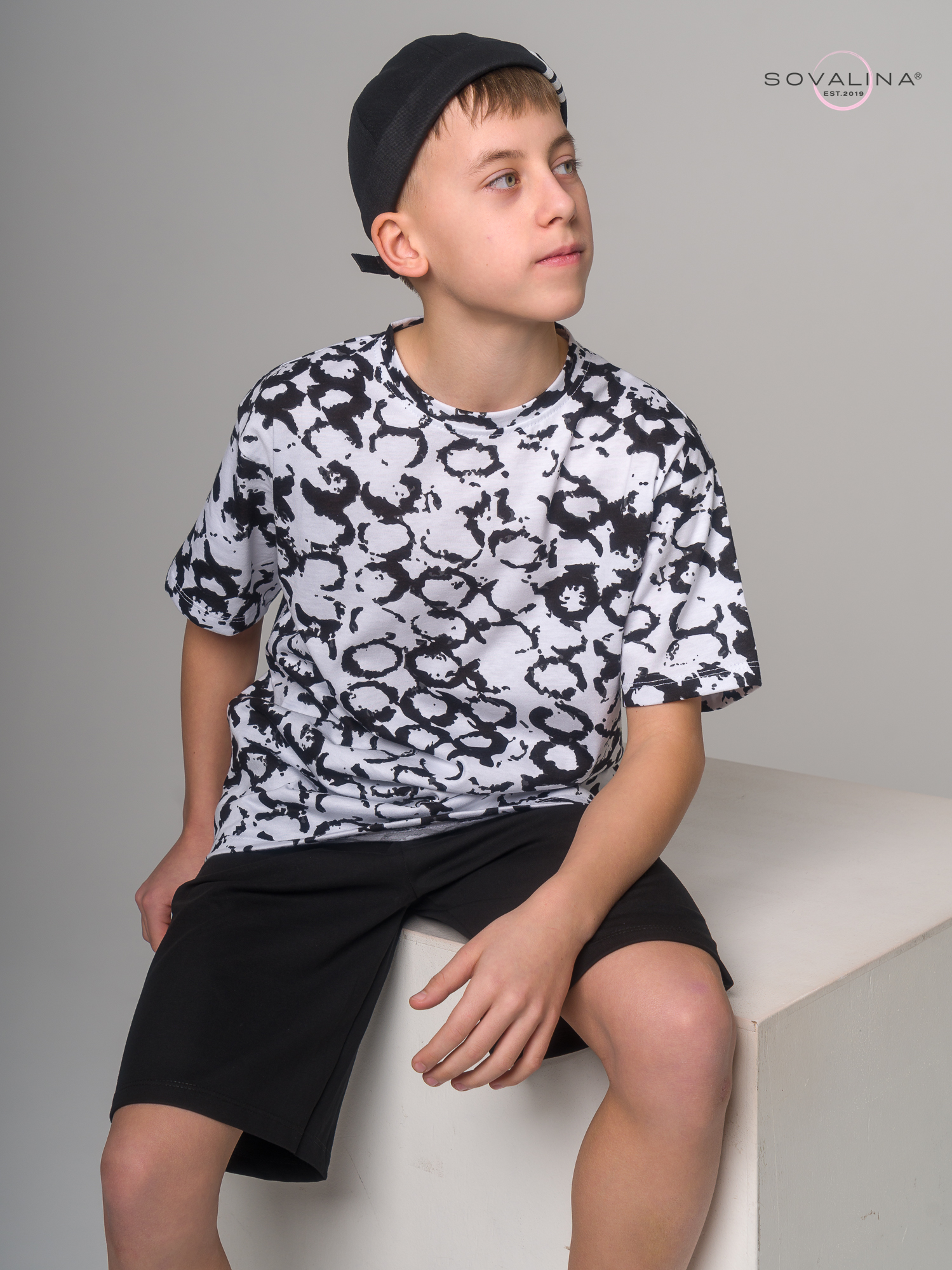 Костюм Light men черные шарики-черный