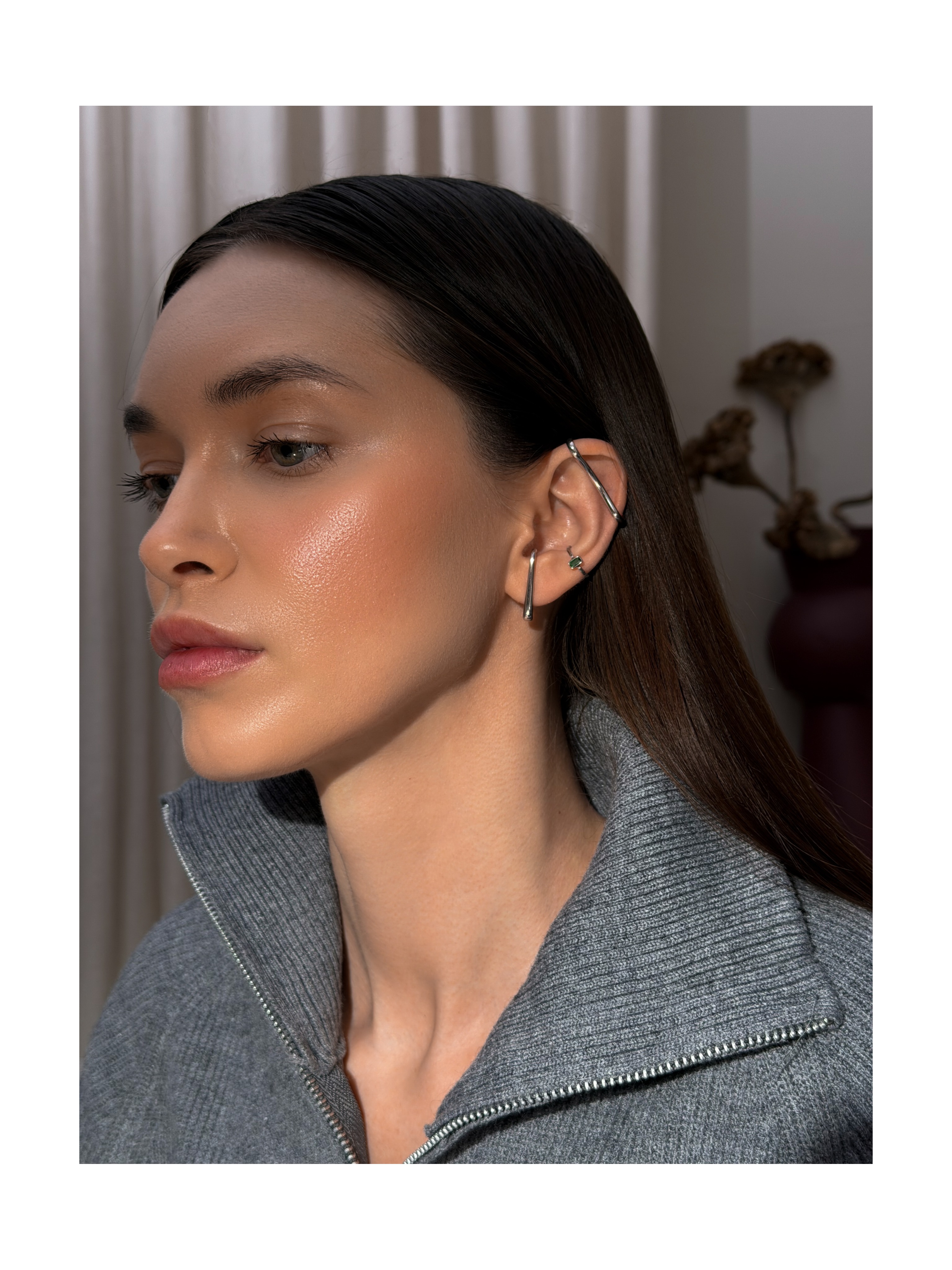 Серьги Слой