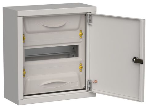 TITAN 5 Корпус мет. ЩРн-12 (1х12) 335х310х140 IP31 сер IEK