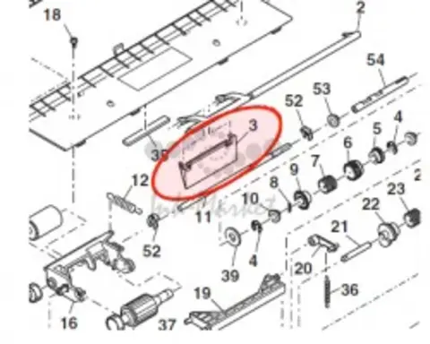 Пластина Sharp для AR161GG/AR235BK LPLTP0056QSZ3