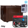 Бензиновый генератор в зимнем кожухе с блоком АВР Fubag BS 7500 A ES DUPLEX/1200SCW RAL 8019 — фото 1