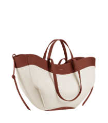 Сумка Polene Cyme EDITION COGNAC CANVAS