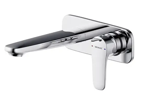 Смеситель (внешняя часть) Bravat Source P8173218CP-ENG встраиваемый настенный для раковины, хром