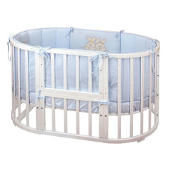 Комплект в кроватку Nuovita "Leprotti", 6 предметов. (turchese / бирюзовый)