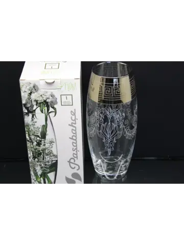 Ваза для цветов стеклянная ( Барокко)