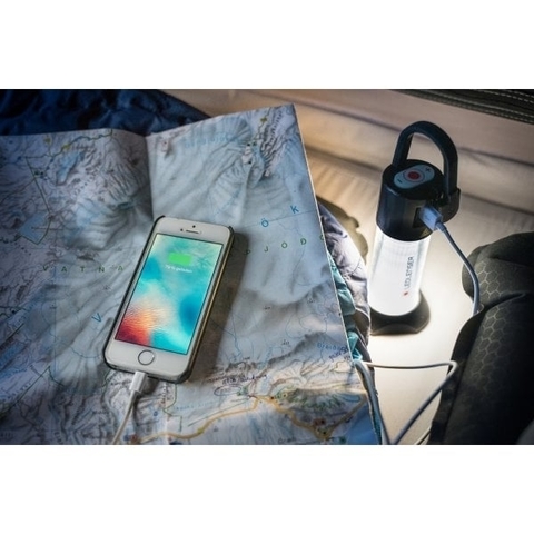 Фонарь походный Led Lenser ML6, белый/чёрный, светодиодный, 18650 (500929)