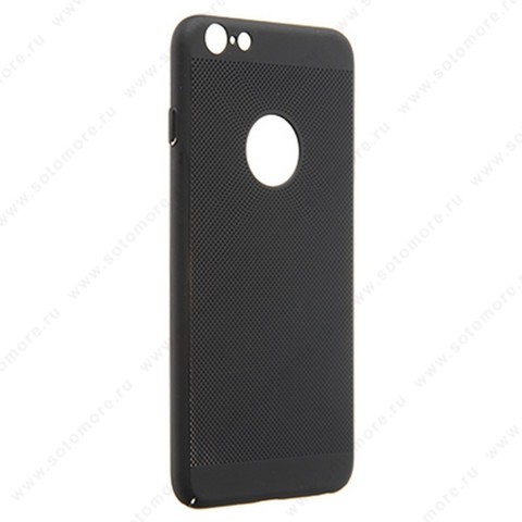 Накладка пластиковая перфорированная для Apple iPhone 6s Plus/ 6 Plus черный