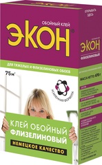 Клей обойный для флизелиновых обоев Экон Флизелиновый 470 г