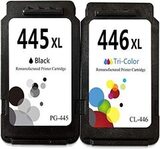 !Картриджи PG-445 XL (8283B001) / CL-446 XL (8284B001) комплект увеличенной емкости для струйного принтера Canon Pixma TS304, MX494, MG2400, MG2440, MG2500, MG2540 (MG2540S), MG2545 (MG2545S), iP2840, iP2845, MG2940, MG3040, TS3140, TS3340, TR4540, TR