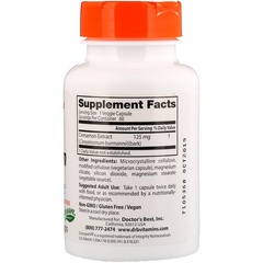 Doctor's Best, Экстракт корицы с цинулином (Cinnulin PF), 125 мг, 60 вегетарианских капсул