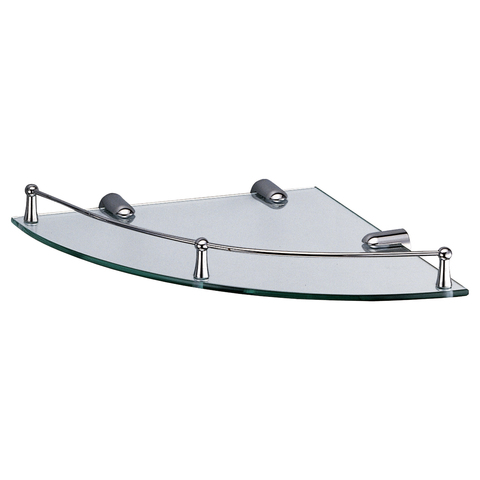 WasserKRAFT K-544 Полка стеклянная угловая
