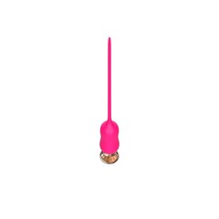 Розовый тонкий стимулятор Nipple Vibrator - 23 см. - 