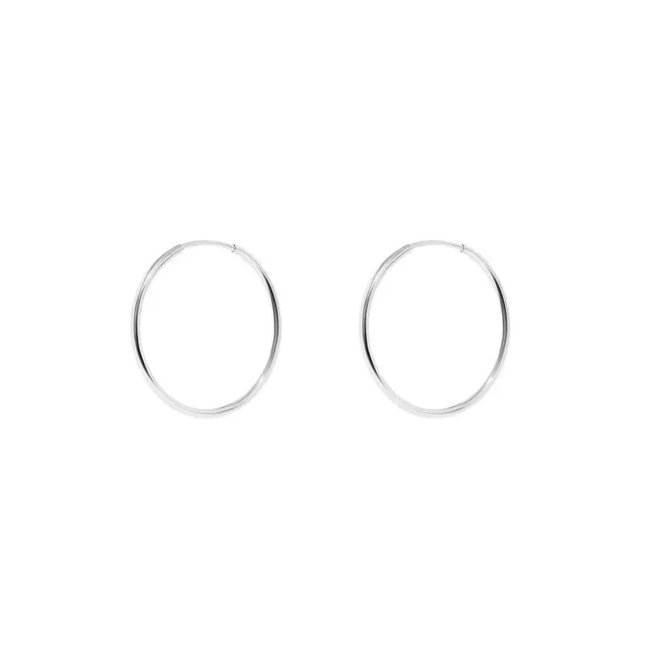 

Серьги Silver Congo Earrings - 2 сm