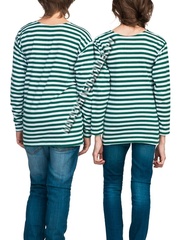 Купить Тельняшка детская пограничная (зеленая полоса) в Магазине тельняшек