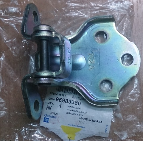 ПЕТЛЯ ДВЕРИ ПЕРЕДН ЛЕВ ВЕРХН ПРАВ НИЖН LACETTI, GENTRA GM