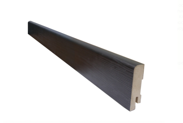 Погонаж - Плинтус (1) Оптима Порте цвет белый лед, экошпон (70х16х2070)