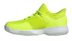 Детские теннисные кроссовки Adidas Ubersonic 4 K - lucid lemon/aurora black/crystal jade