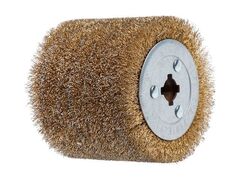 Щетка стальная с латунным покрытием 100*120 мм 0,3 мм WORTEX SW1012SW00319