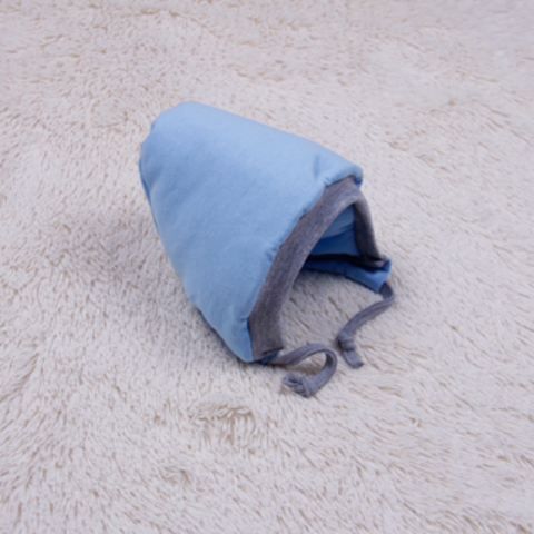Теплая шапочка  Mini, р.56-74 см (голубая)