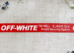 Лента репсовая с принтом, ш. 2,4-2,5 см, красный