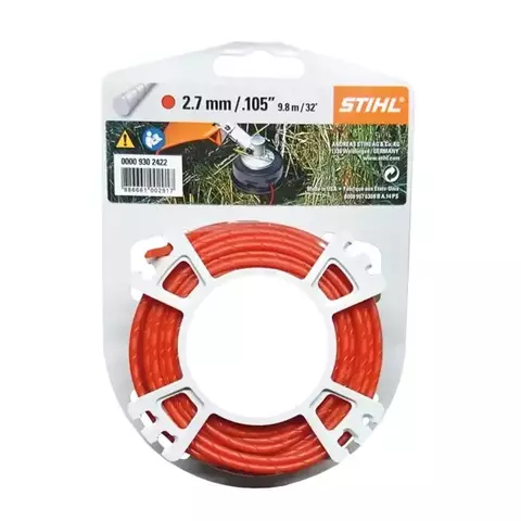 Леска 2,7мм  9,8м круг насечки STIHL