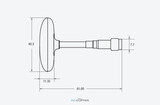 Антенна Foxeer Echo 2 5.8G 9dBi Patch Feeder Antenna RHCP SMA PA1508