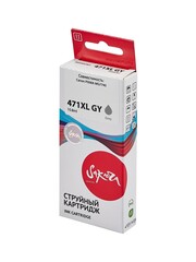 Струйный картридж Sakura 0350C001 (471XL GY) для Canon PIXMA MG7740, водорастворимый тип чернил, серый, 10,8 мл., 350 к.