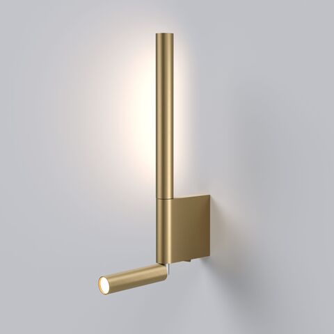 Настенный светодиодный светильник Elektrostandard Sarca 4000К 40111/LED латунь