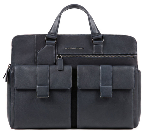Портфель Piquadro Kobe CA4938S105/BLU синий натур.кожа