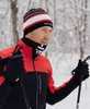 Детский утеплённый лыжный костюм Nordski Active Base Red-Black 2020