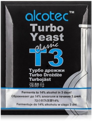Дрожжи Alcotec «Turbo 3 Classic», 120 гр