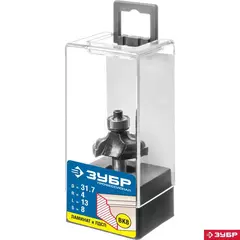 ЗУБР 31.7 x 13 мм, радиус 4 мм, фреза кромочная калевочная №3, Профессионал (28786-31.7)