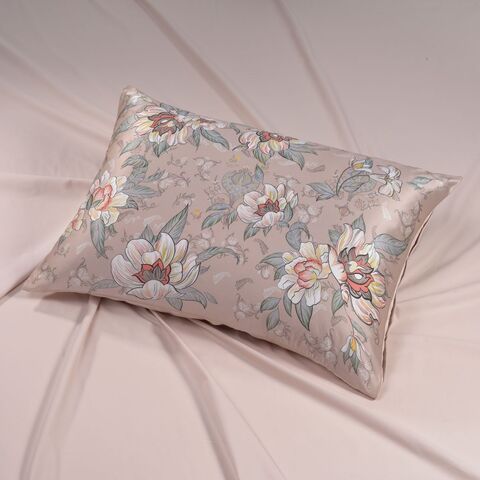 Наволочка 50x70 Mollen Лазоревый цветок пудровая хлопковая