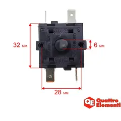 Переключатель режимов QUATTRO ELEMENTI QE-5000E/9000E - 649-233-006 (248-566-016)