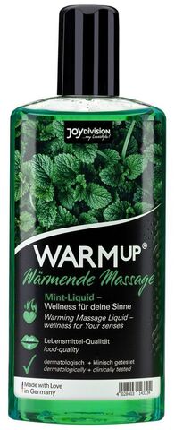 Массажное масло WARMup Mint с ароматом мяты - 150 мл. - Joy Division 14333