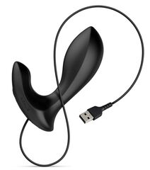 Черная анальная вибровтулка Nexus Duo Plug - 9,8 см. - 