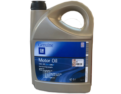 Моторное масло GM GENERAL MOTORS Dexos2 Longlife 5W30 синтетическое 5 л