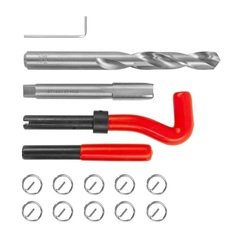 Thorvik TRIS14125 Набор для восстановления резьбы M14x1.25, 15 предметов 53181