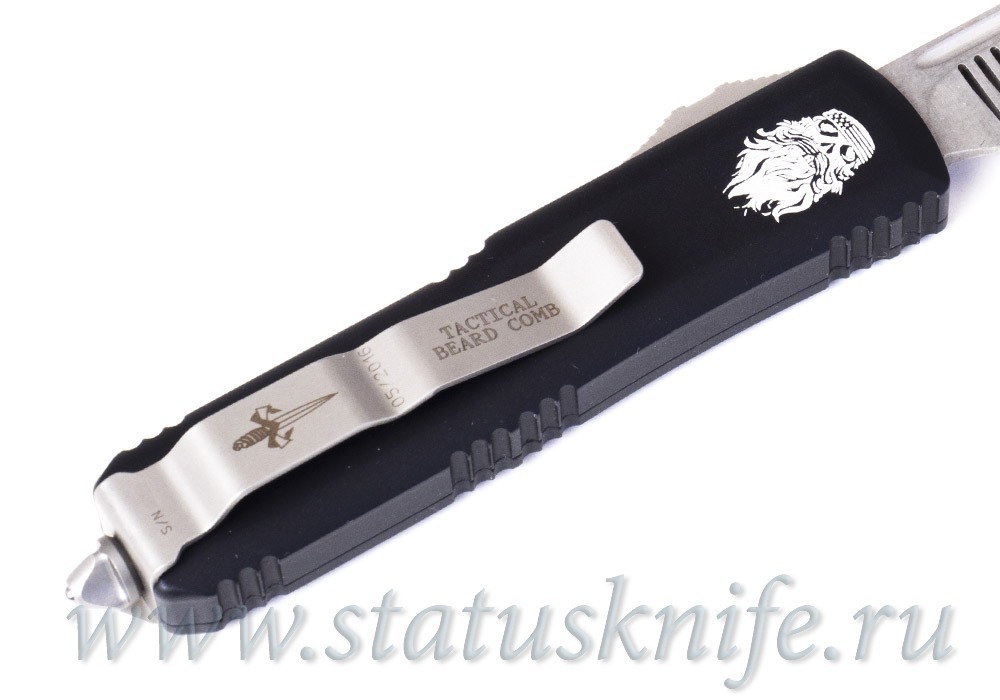 Microtech Tactical Beard Comb Stonewash Fine Tooth 17-4PH