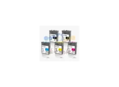 Комплект совместимых картриджей PFI-121 / PFI-120 для Canon TM-255, TM-350, TM-355. 5 цветов.