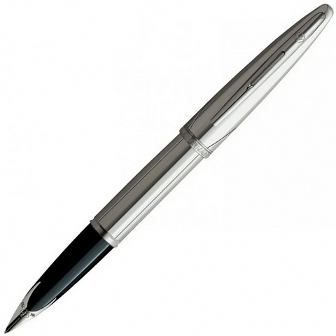 Ручка перьевая Waterman Carene Deluxe Silver Meridians CT, F (S0700170)