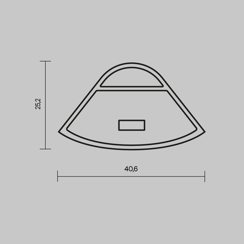 Комплект заглушек Maytoni (для профиля 30×30) 2 шт., ALM-3030-EC 642073