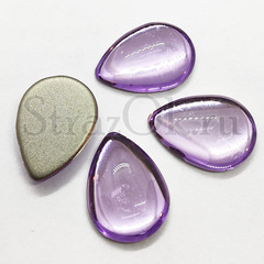 Кабошоны из стекла Light Violet - сиреневый, светло-фиолетовый, Капля на StrazOK.ru