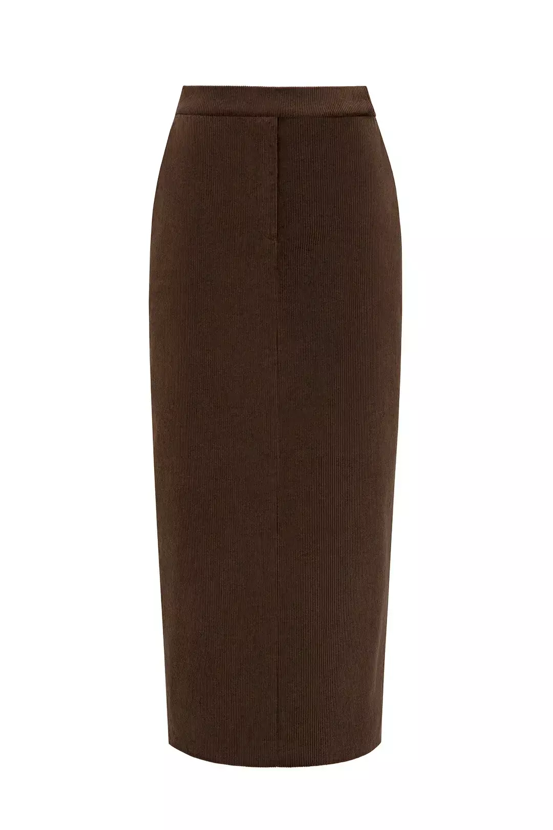 Юбка миди из вельвета