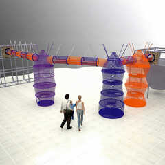 Верёвочный лабиринт «Плетёные мечты»