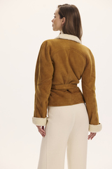 Куртка кожаная зимняя